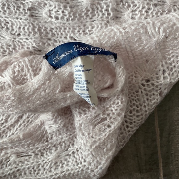 Light Pink/Purple Knit Infinity Scarf - Picture 5 of 5